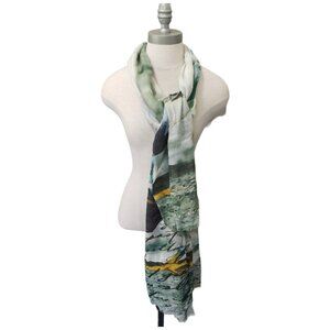 CT274 Tilo Green Scenery Scarf
